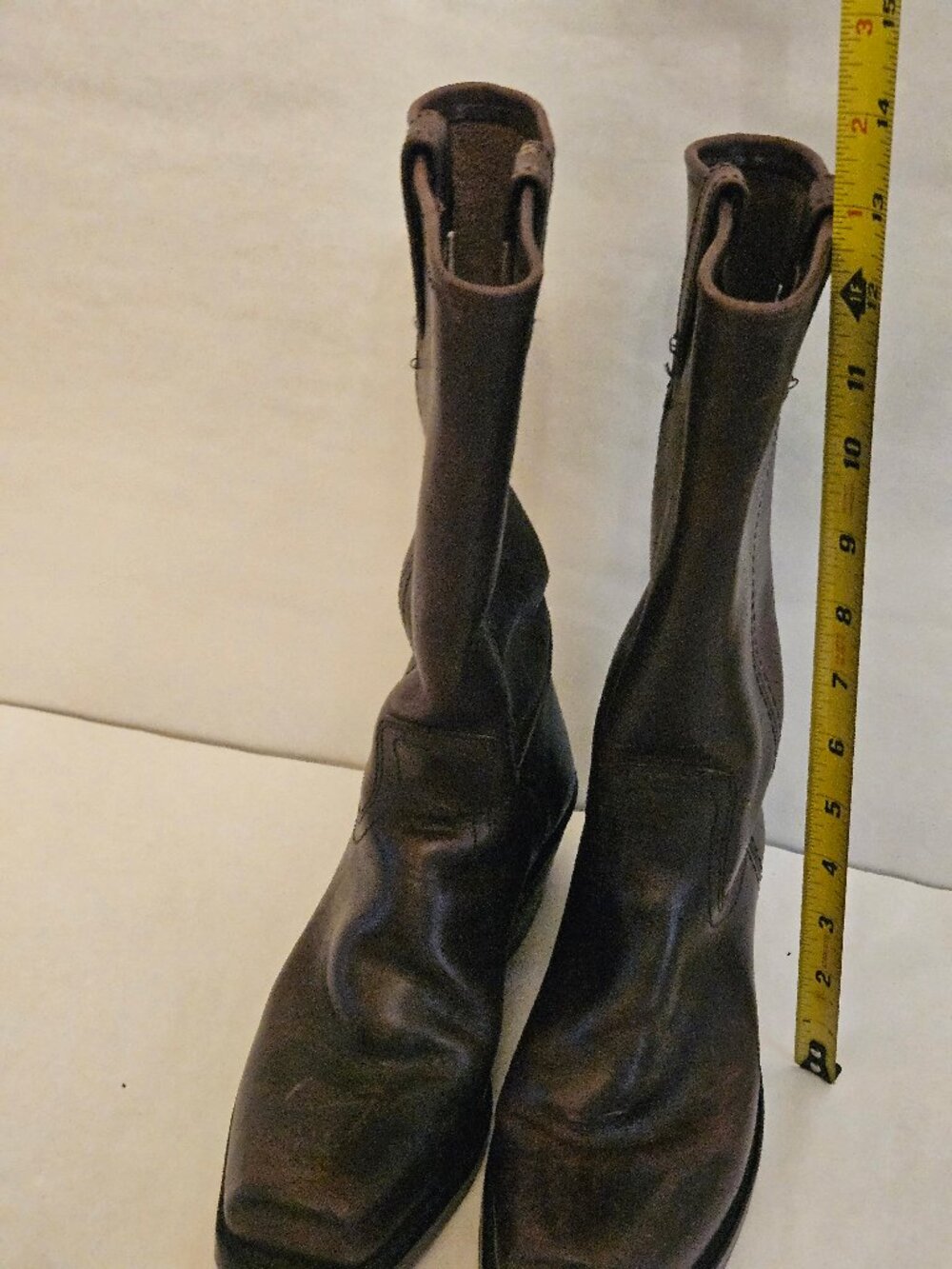 Frye Brown Leather Moto 8
